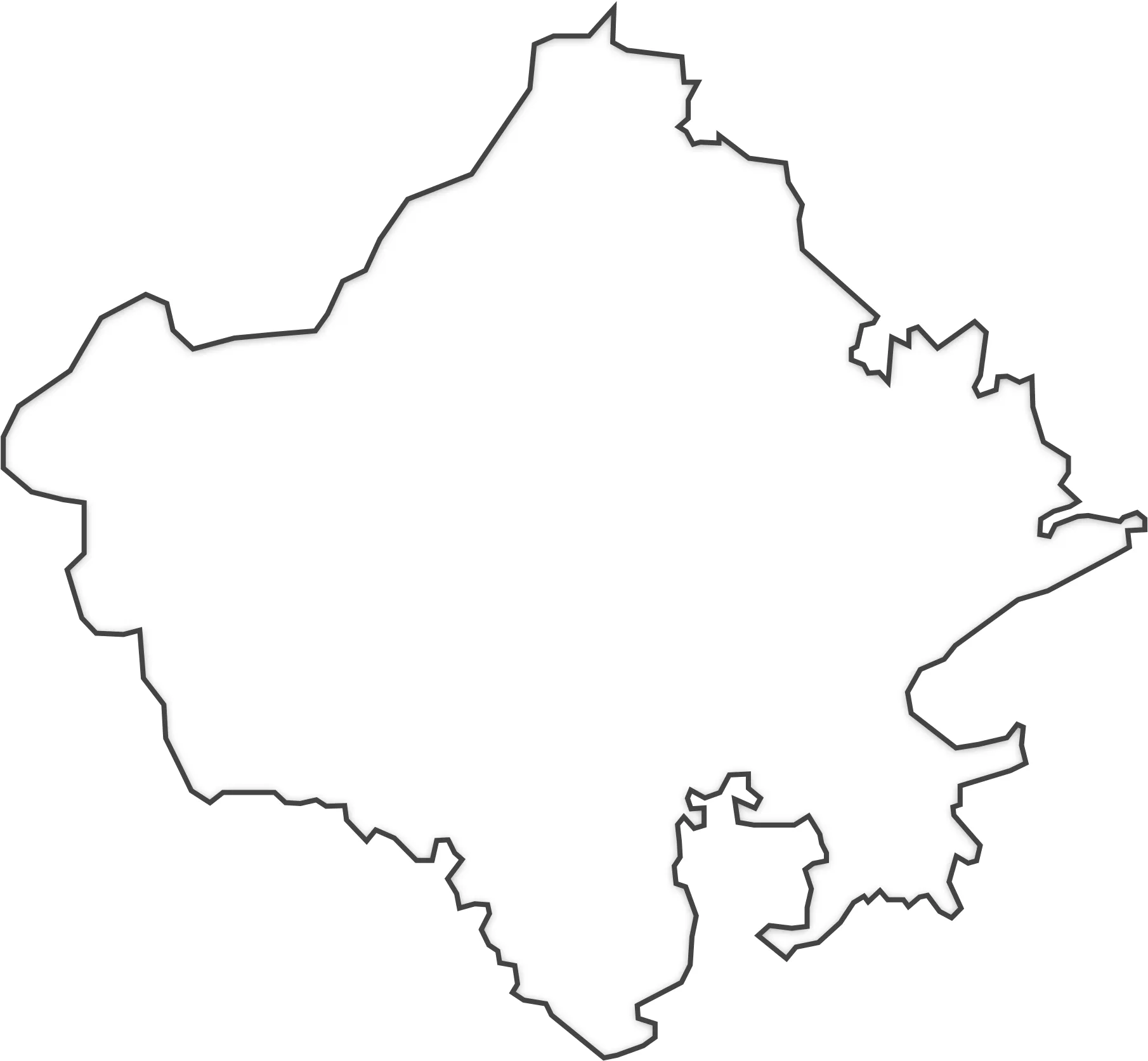 Rajasthan Map
